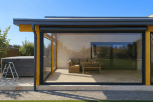 Folie pentru terasă, o soluție accesibilă pentru închiderea spațiilor exterioare